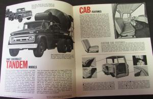 1962 Chevrolet Truck Series M80 Tandem HD Models Sales Brochure Original