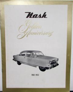 1952 Nash Golden Anniversary Sales Brochure