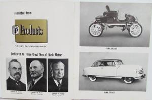 1952 Nash Golden Anniversary Sales Brochure