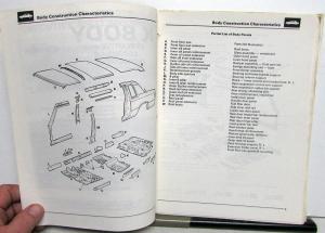 1987 Chrysler Unibody Specialty Vehicle Manual W/Tech Bulletins Convertible