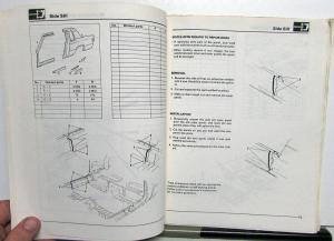 1987 Chrysler Unibody Specialty Vehicle Manual W/Tech Bulletins Convertible