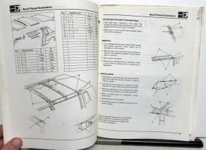 1987 Chrysler Unibody Specialty Vehicle Manual W/Tech Bulletins Convertible