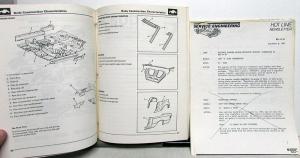 1987 Chrysler Unibody Specialty Vehicle Manual W/Tech Bulletins Convertible