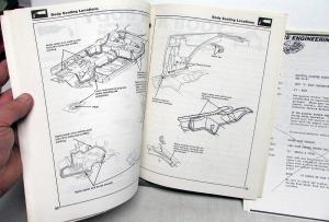 1987 Chrysler Unibody Specialty Vehicle Manual W/Tech Bulletins Convertible