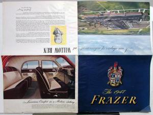 1947 Frazer Motor Car Color Sales Folder Large Original Features Style