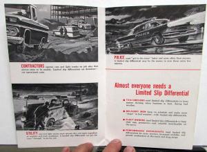 Vintage 1960s Dana Differentials Limited Slip Differentials Promotional Booklet