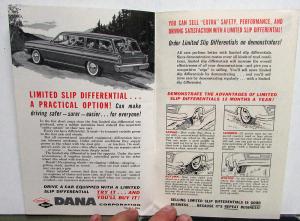 Vintage 1960s Dana Differentials Limited Slip Differentials Promotional Booklet