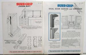1937 Dayton Sure-Grip & Shore Co Concrete Form Ties Brochures Construction
