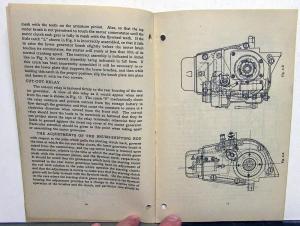 1914 Delco Junior Electrical Systems Instruction Booklet Buick Hudson Oldsmobile