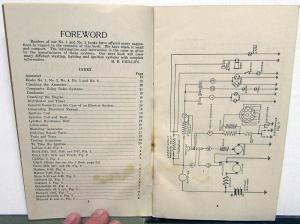 1916 Delco Electrical Systems Instruction Information Book No 3 Harvey Phillips