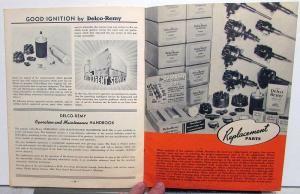 1948 Delco-Remy Ignition System Good Ignition Mechanic Information Booklet