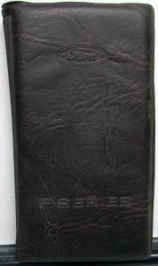 1992 Ford F Series Truck Owners Manual Guide Pickup F150 250 350 4X4 Gas