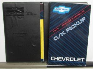 1995 Chevrolet C/K Pickup Truck Owners Manual 1500 2500 3500 Orig