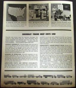 1963 Chevrolet Truck Chassis Cab Stake C L T 50 Thru 80 Sales Brochure R1 Orig