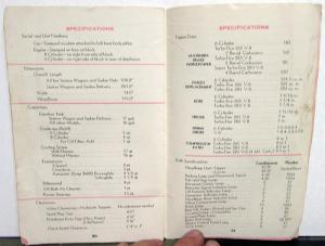 1957 Chevrolet 150 210 Bel Air Owners Manual Care & Operation Original