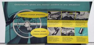 1956 Oldsmobile Sales Brochure Folder Power Assist Options Brakes Steering Seat