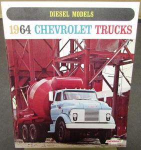 1964 Chevrolet Diesel Conventional Low Tilt Cab & Tandem Trucks Sale Brochure R1