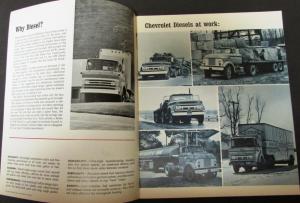1964 Chevrolet Diesel Conventional Low Tilt Cab & Tandem Trucks Sale Brochure R1