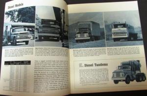 1964 Chevrolet Diesel Conventional Low Tilt Cab & Tandem Trucks Sale Brochure R1