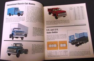 1964 Chevrolet Chassis Tilt Low Cab Stake LCF Med & HD Trucks Sales Brochure