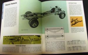 1964 Chevrolet Chassis Tilt Low Cab Stake LCF Med & HD Trucks Sales Brochure