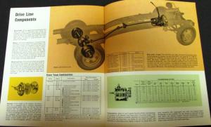 1964 Chevrolet Chassis Tilt Low Cab Stake LCF Med & HD Trucks Sales Brochure