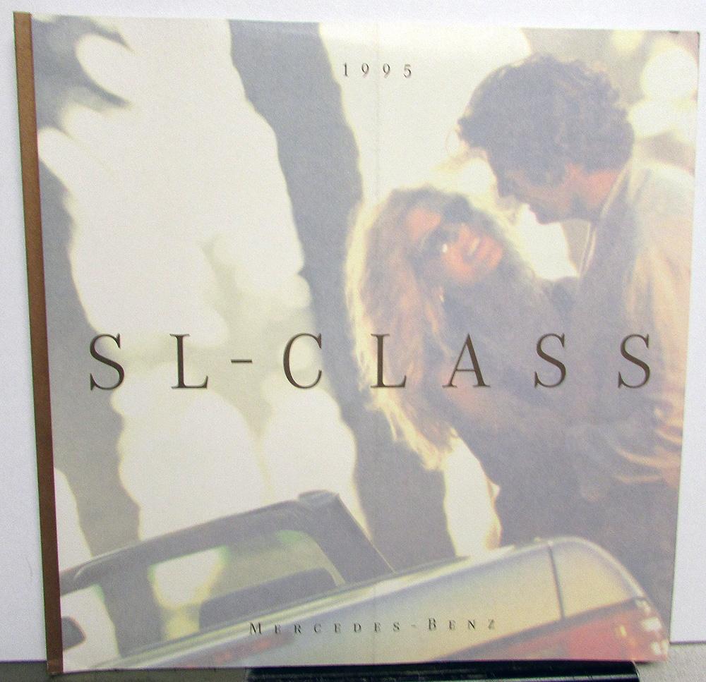 1995 Mercedes Benz SL Class Prestige Dealer Sales Brochure 320 500 600