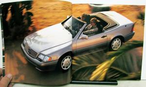 1995 Mercedes Benz SL Class Prestige Dealer Sales Brochure 320 500 600