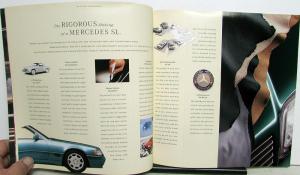 1995 Mercedes Benz SL Class Prestige Dealer Sales Brochure 320 500 600