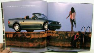 1995 Mercedes Benz SL Class Prestige Dealer Sales Brochure 320 500 600