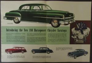 1951 Chrysler Events Owners Magazine August Vol 2 No 8 Saratoga