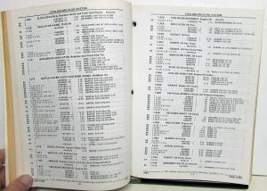 1988 Chevrolet Camaro Dealer Parts & Illustrations Catalog Book F Body GM Orig