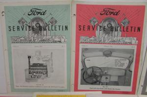 1935 Ford Service Bulletins Full Set Dealer Repair & Troubleshooting Updates