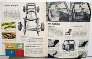 1964 Chevrolet Truck 4 Wheel Dr Pickup Suburban Chassis Cab Panel Sales Brochure