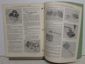 1953 Kaiser Frazer Hydra-Matic Transmission Shop Manual Supplement Model K-53