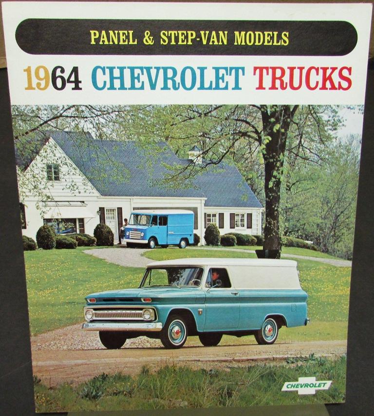 1964 Chevrolet Truck Panel & Step Van Models Sales Brochure Original