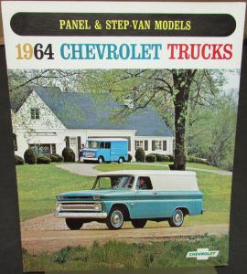 1964 Chevrolet Truck Panel & Step Van Models Sales Brochure Original