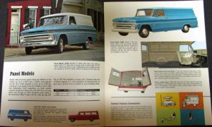 1964 Chevrolet Truck Panel & Step Van Models Sales Brochure Original