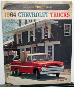1964 Chevrolet Conventional C10 C20 C30 Pickup Truck Sales Brochure Original