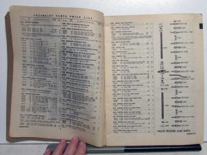 1939 Chevrolet Dealer Parts Price List Book Chassis Body & Commercial Original