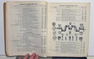 1916-1928 Chevrolet 4 Cylinder Models Parts Book Superior Capitol National Orig