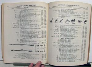 1916-1928 Chevrolet 4 Cylinder Models Parts Book Superior Capitol National Orig