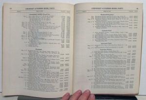 1916-1928 Chevrolet 4 Cylinder Models Parts Book Superior Capitol National Orig