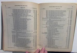 1912-24 Chevrolet Models H F FA FB 490 D T G Superior Utility Express Parts List