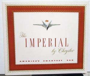 1951 Chrysler Imperial Sales Brochure Original