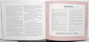 1951 Chrysler Imperial Sales Brochure Original