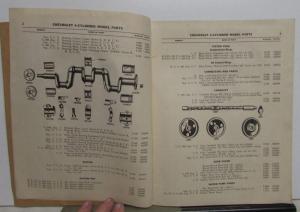 1916-1928 Chevrolet Dealer Parts Book 4 Cylinder Models Effective 1/2/47 Orig