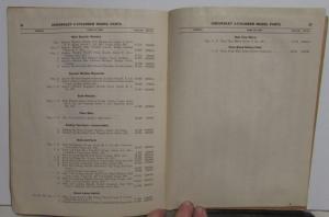 1916-1928 Chevrolet Dealer Parts Book 4 Cylinder Models Effective 1/2/47 Orig