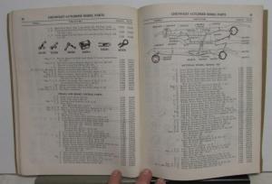 1916-1928 Chevrolet Dealer Four Cylinder Models Parts Book Effective July 1940
