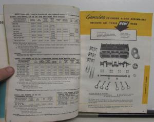 1954 & Earlier Chevrolet Car/Truck Parts Ready Reference Book Garage Body Shop